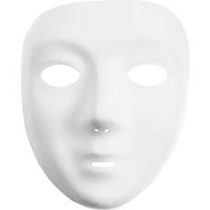 Hvid Ansigtsmasker Kostumer Creativ Company Helmaske