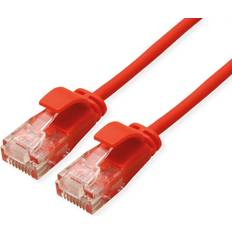 Roline Netværkskabler Roline UTP PatchCord Cat6a. LSOH Slim. Red.