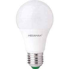 Megaman E27 LED-pærer Megaman MM21129 LED (RGB) Energiklasse F (A G) E27 Pæreform 14 W = 90 W Varmhvid (Ø x L) 62 mm x 125 mm kan dæmpes 1 stk