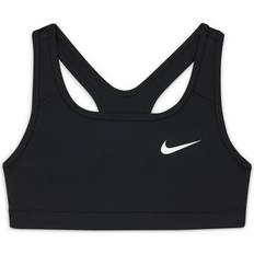 Piger - Polyester Undertøj Nike Kid's Swoosh Sports Bra - Black/White (DA1030-010)