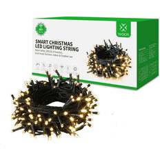 Woox R95151 A set of smart LED Christmas lights 200pcs/20m, WiFi, BT, IP44 Juletræslys 200 Pærer