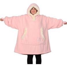 Oversized - Unisex Sweatere Snug Rug Eskimo Hoodie - Quartz Pink