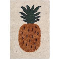 Beige - Uld Tekstiler Ferm Living Fruiticana Tufted Pineapple Rug 80x120cm