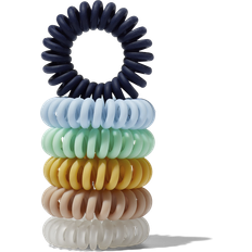 Hairlust Hold On Tight Rings 6-Pack, Blue/Green