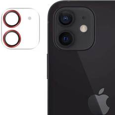 Joyroom Shining Series Tempered Glass Full Cover Camera Lens for iPhone 12 mini Red (JR-PF686)