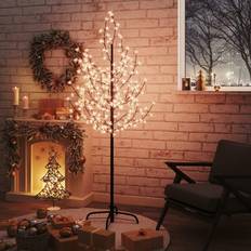 VidaXL Indendørsbelysning Julebelysning vidaXL kirsebærtræ LED-lys LED'er varmt Julelampe