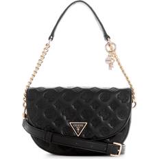 Guess La Femme Debossed Logo Mini Bag - Black