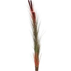 Brun Kunstige planter Europalms Reed grass with cattails, light-brown, artificial Kunstig plante
