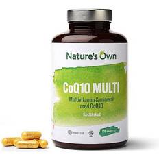 D-vitaminer - Kobber Kosttilskud Natures Own Coq10 Multi Whole Food 120 stk
