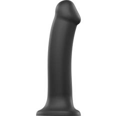 Strap-on-Me 6013137 dildo Strap-on dildo Analsex, Vaginal sex Sort Silikone 170 mm 2,7 cm