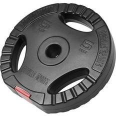 30 mm - 5 kg Vægtskiver Gorilla Sports Pro Tri Grip Weight Plate 5kg