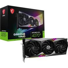 MSI GeForce RTX 4070 Ti Grafikkort MSI GeForce RTX 4070 Ti Gaming Trio HDMI 3xDP 12GB