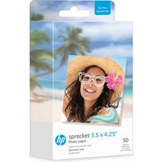Kontorpapir HP Sprocket 3.5x4.25" Premium Zink Sticky Back Photo Paper