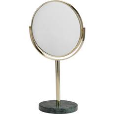 Guld Bordspejle Bahne Mirror on Marble Base Bordspejl 20cm
