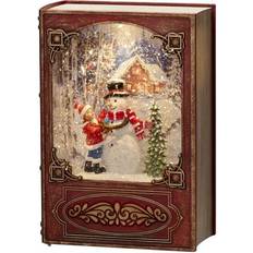 Konstsmide Rød Dekorationer Konstsmide Water-Filled Red Book Snowman Julepynt