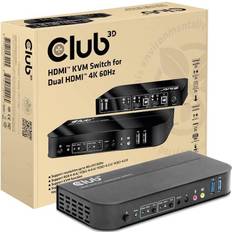 4096 x 2160 - HDMI KVM-switche Club 3D CSV-1382