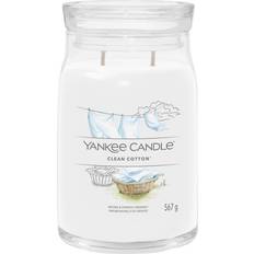 Grøn Brugskunst Yankee Candle Signature Clean Cotton® Świeca.. Duftlys