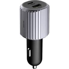 Unisynk USB-C/A Car Charger PD 72W Grey [Levering: 2-3 dage]