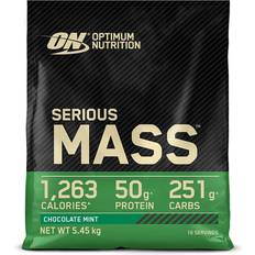 Jod - Multivitaminer Proteinpulver Optimum Nutrition Serious Mass Chocolate Mint 5.45kg