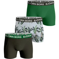 Björn Borg Boxershorts 3-pack Green/Print/Navy