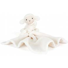 Jellycat Hvid Babyudstyr Jellycat Bashful Lam Nusseklud 34x34cm