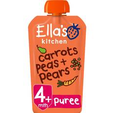 Citron/lime Babymad & Tilskud Ella's Kitchen Carrots, Peas + Pears Puree 120g