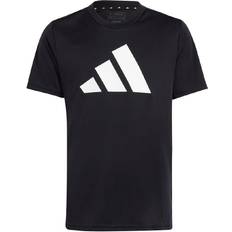 Adidas Sort Overdele adidas Train Essentials Aeroready Logo Regularfit Tshirt