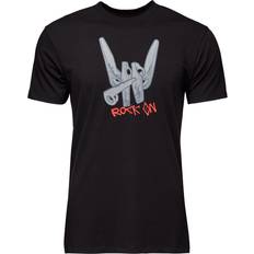 Black Diamond Rød T-shirts Black Diamond Rock On Tee