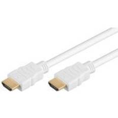 HDMI-kabler - Hvid - Standard HDMI-standard HDMI Goobay 2.0 kabel