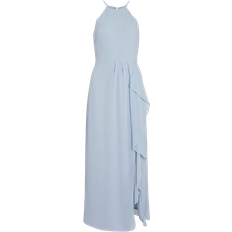 40 - Halterneck Kjoler Vila Milina Sleeveless Evening Dress - Kentucky Blue
