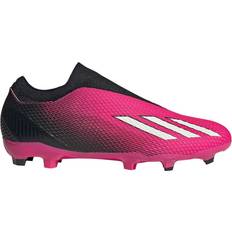14 - 50 ⅔ - Unisex Fodboldstøvler adidas X Speedportal.3 Laceless Firm Ground - Team Shock Pink 2/Zero Metalic/Core Black