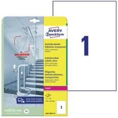 AVERY Zweckform Antimicrobial Labels A4 Removable 210x297mm 10pcs