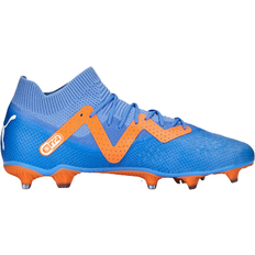 Dame - Fast underlag (FG) Fodboldstøvler Puma Future Pro FG/AG - Blue Glimmer/White/Ultra Orange
