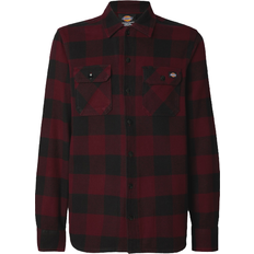 Dickies Herre Skjorter Dickies New Sacramento Shirt Unisex - Maroon