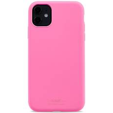 Apple iPhone 13 - Pink Mobiltilbehør Holdit Silicone Case for iPhone 11/XR