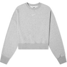 26 - Bomuld - Dame - Fleecetrøjer & Piletrøjer Overdele Nike Sportswear Phoenix Fleece Over-Oversized Crew-Neck Sweatshirt Women's