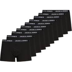 Jack & Jones Herre - S Tøj Jack & Jones Solid Boxer 10-pack - Black