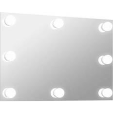 Rektangulær - Sølv Spejle vidaXL LED Lighting Vægspejl 60x40cm