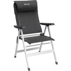 Outwell Campingstole Outwell Milton Chair black & grey 2023 Folding Chairs