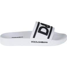 Dolce & Gabbana Dame Sko Dolce & Gabbana Logo Slide - White