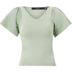 Vero Moda XXL Bluser Vero Moda Ginny Sweater - Green/Jadeite