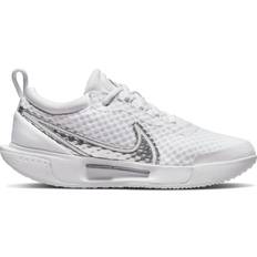 35 ½ - Dame - Stof Sportssko Nike Court Zoom Pro W - White/Metallic Silver