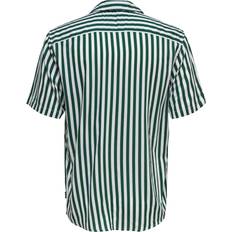 Grøn - Lange kjoler - M - Viskose Tøj Only & Sons Skjorte 'Wayne' grøn