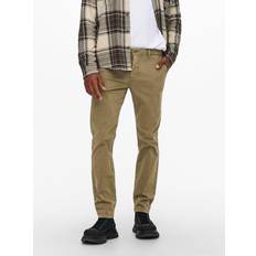 Only & Sons Onspete Life Slim Twill Ma 9934 Noos - Olive / Kangaroo