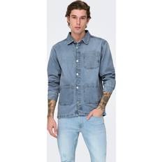 Only & Sons Dame Overtøj Only & Sons Oversize Denimjakke