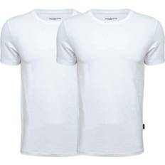 Rund hals - Viskose Overdele ProActive Bamboo T-shirt 2-pack - White
