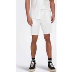 Only & Sons Dame - Firkantet - Korte kjoler Tøj Only & Sons Loose Fit Shorts - White / Bright White