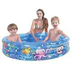 Jilong Udendørs legetøj Jilong 3-ring children's pool 120x24cm 5100. [Levering: 6-14 dage]