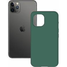 Grøn - Silikone Covers med kortholder Ksix "Mobilfodral iPhone 11 Pro Max Grön"