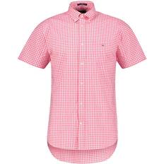 Gant Ternede Overdele Gant Regular Fit Broadcloth Short Sleeve Gingham Check Shirt